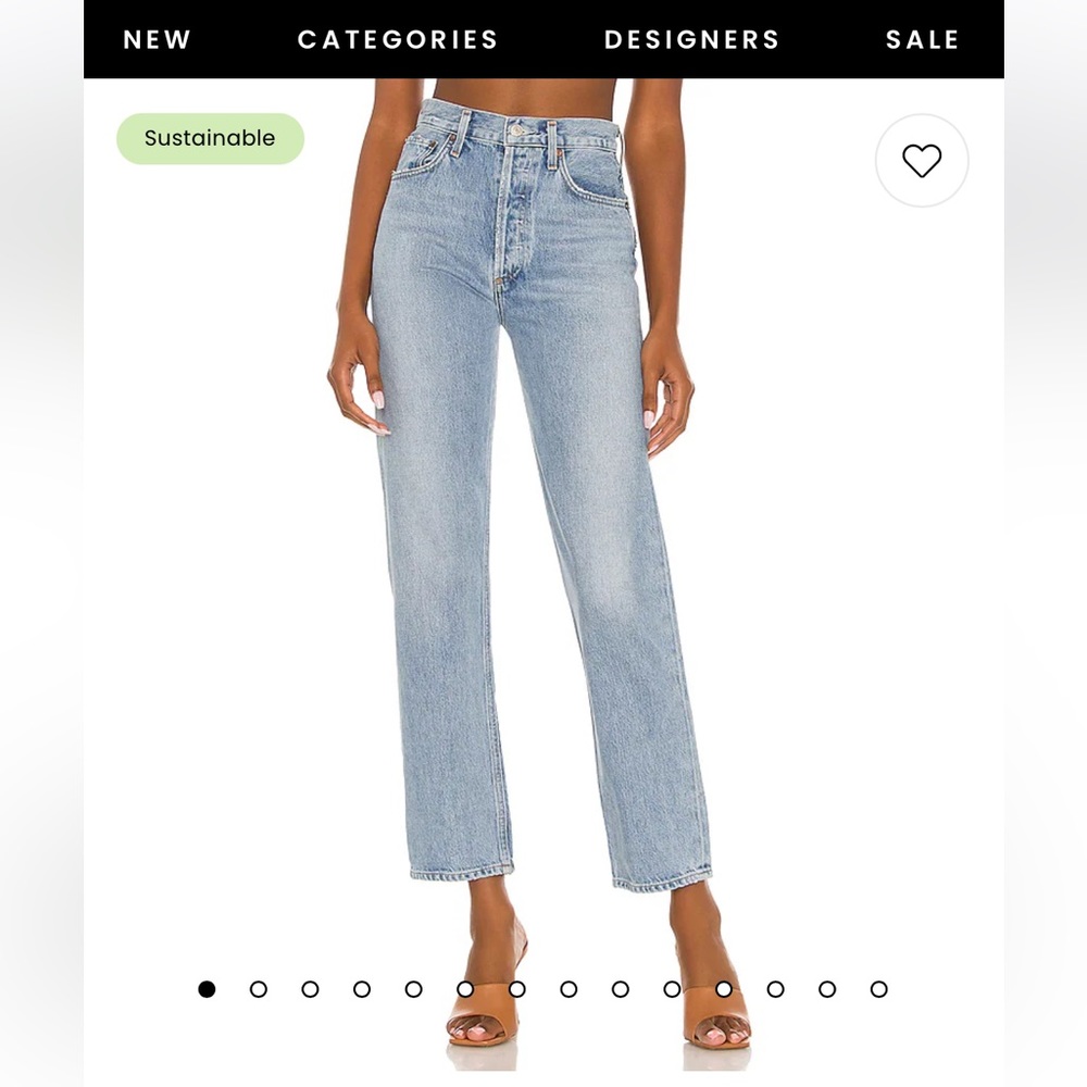 Agolde 90s pinch Waist Jeans 26 Soundwave